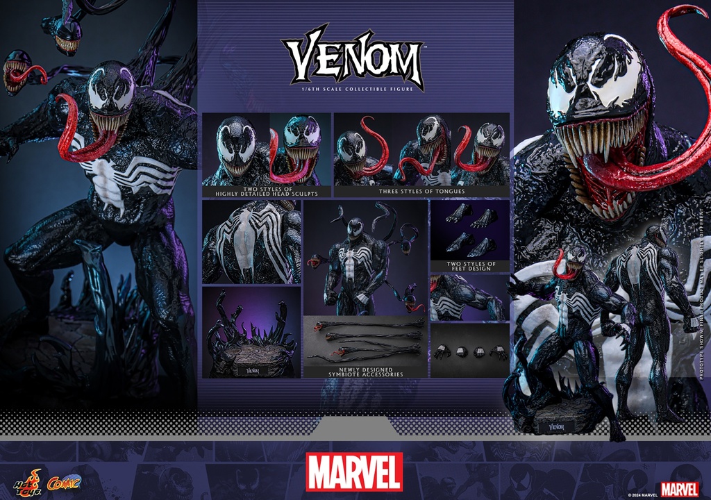 Venom "Marvel Comics" - HOT TOYS - PREVENTA