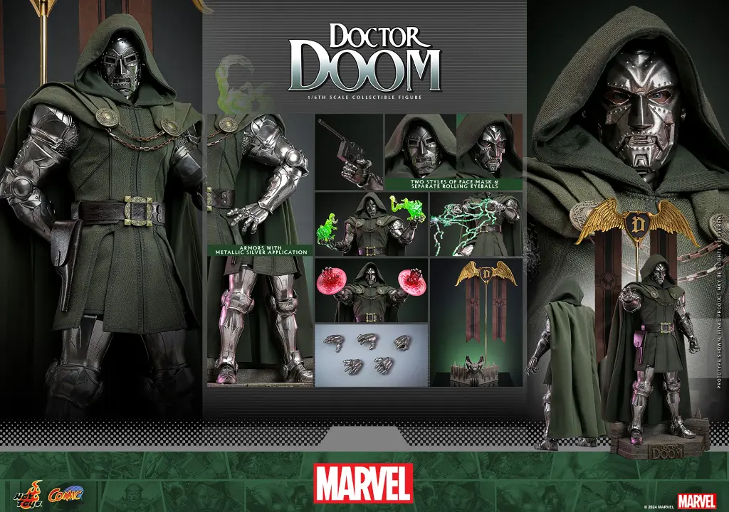 Doctor Doom – Marvel Comics Collector Edition – HOT TOYS - PREVENTA