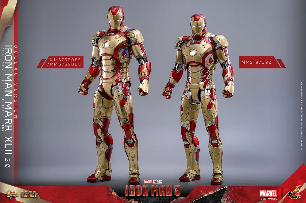 Iron Man Mark XLII (2.0) DELUXE - HOT TOYS - PREVENTA