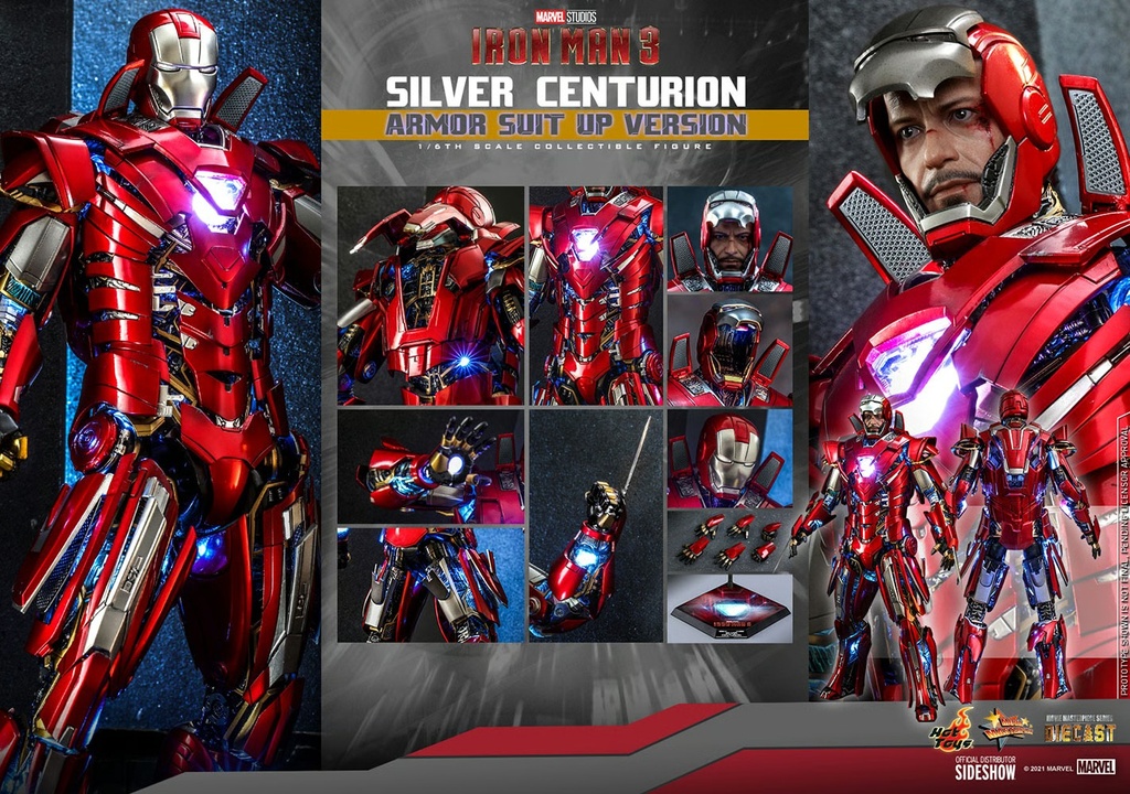 Silver Centurion (Armor Suit Up Version) - HOT TOYS