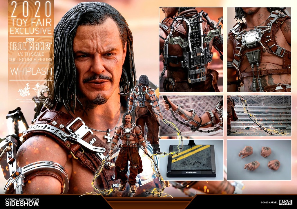 Whiplash Iron Man 2 - EXCLUSIVE TOY FAIR 2020 - HOT TOYS