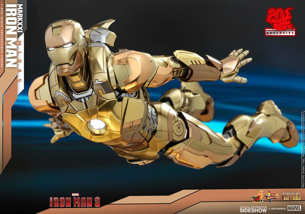 Iron Man Mark XXI (Midas) Exclusive Diecast - HOT TOYS