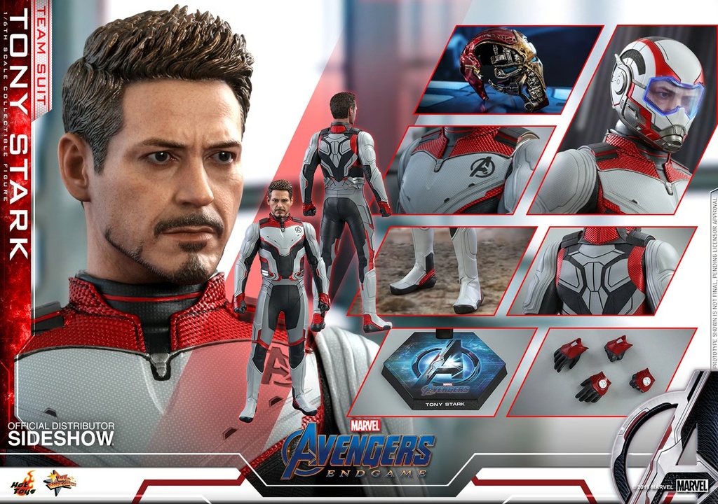 Tony Stark (Team Suit) 1/6 Avengers: Endgame - HOT TOYS