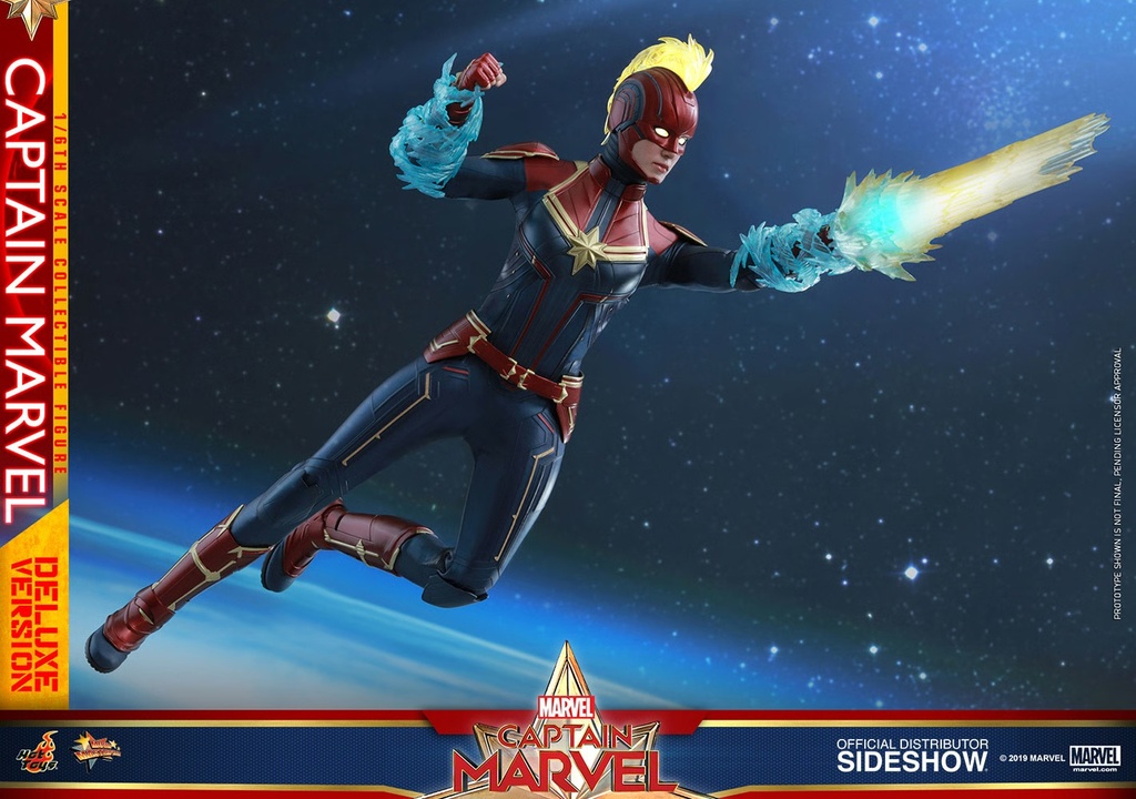 Capitana Marvel Deluxe Version Sixth Scale Figure - HOT TOYS