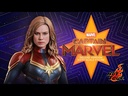 Capitana Marvel Deluxe Version Sixth Scale Figure - HOT TOYS