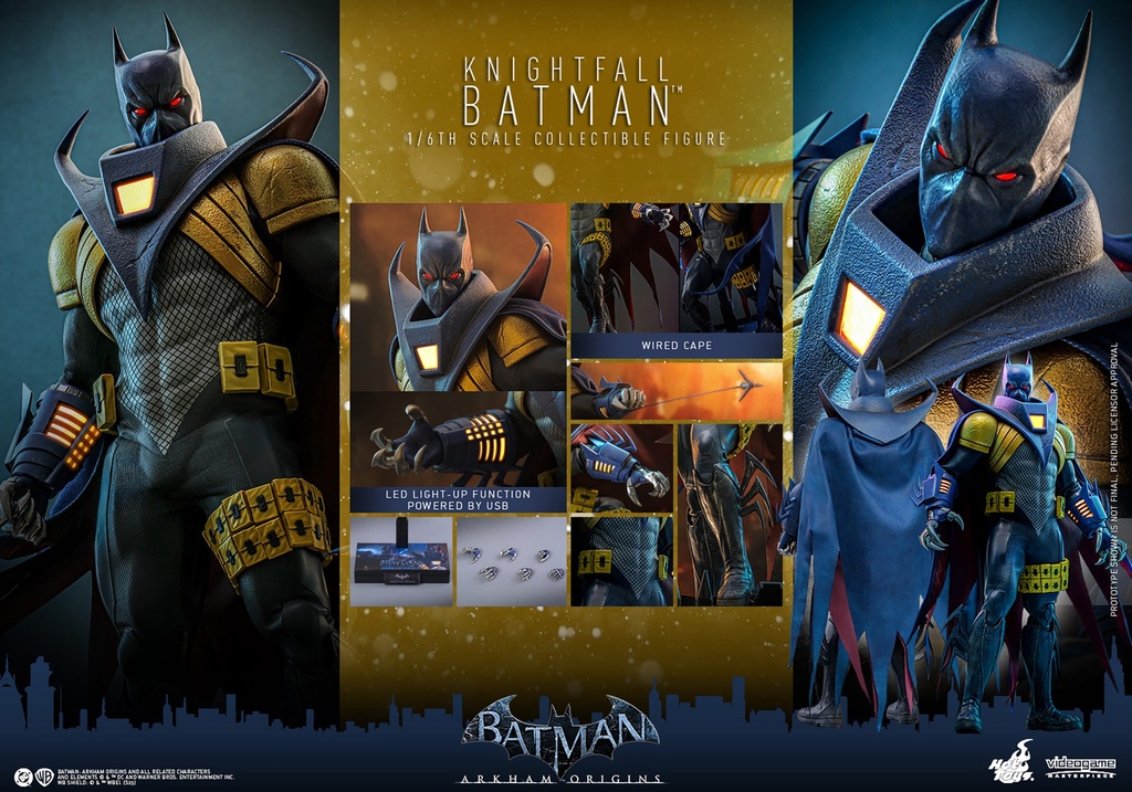 Knightfall Batman "Batman: Arkham Origins"  HOT TOYS – PREVENTA