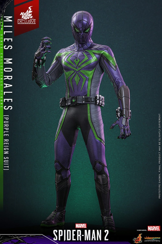 Miles Morales (Purple Reign Suit) EXCLUSIVE  "Marvel’s Spider-Man 2 Game" HOT TOYS – PREVENTA