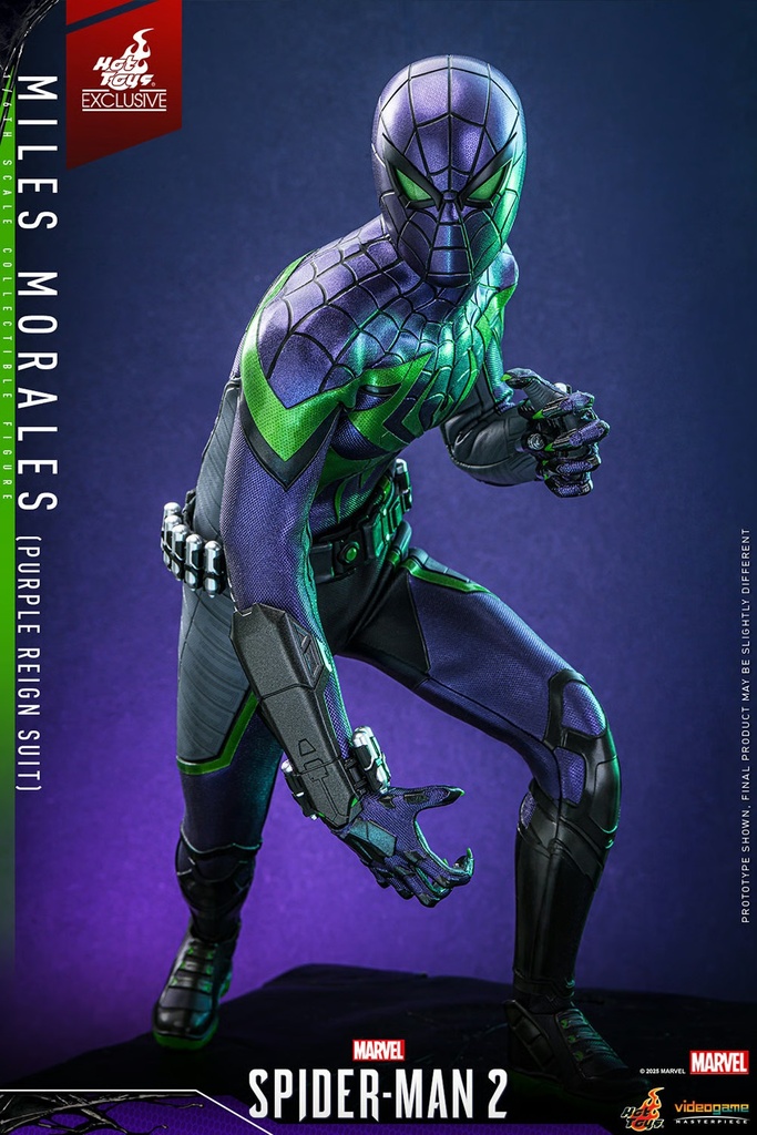 Miles Morales (Purple Reign Suit) EXCLUSIVE  "Marvel’s Spider-Man 2 Game" HOT TOYS – PREVENTA