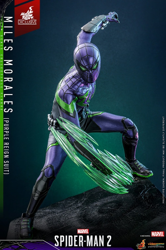 Miles Morales (Purple Reign Suit) EXCLUSIVE  "Marvel’s Spider-Man 2 Game" HOT TOYS – PREVENTA
