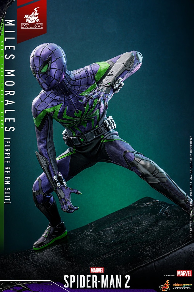 Miles Morales (Purple Reign Suit) EXCLUSIVE  "Marvel’s Spider-Man 2 Game" HOT TOYS – PREVENTA