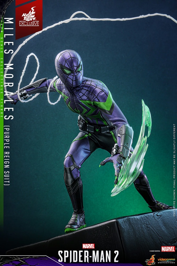 Miles Morales (Purple Reign Suit) EXCLUSIVE  "Marvel’s Spider-Man 2 Game" HOT TOYS – PREVENTA
