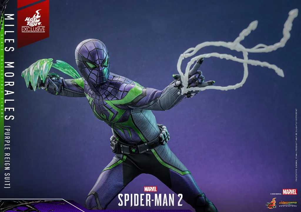Miles Morales (Purple Reign Suit) EXCLUSIVE  "Marvel’s Spider-Man 2 Game" HOT TOYS – PREVENTA