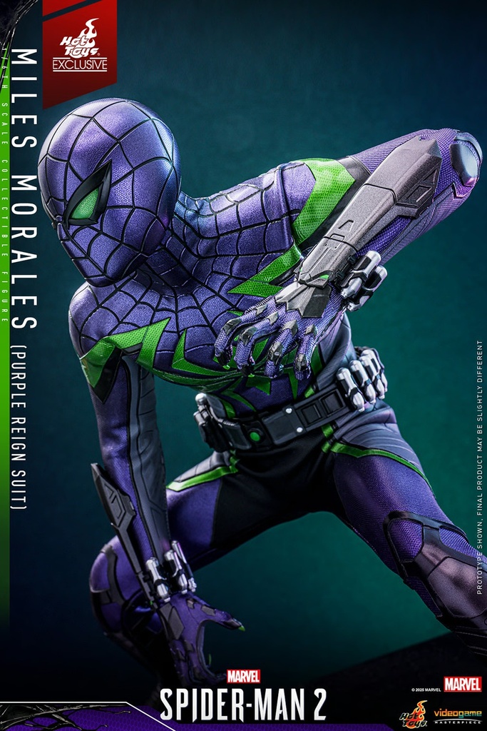 Miles Morales (Purple Reign Suit) EXCLUSIVE  "Marvel’s Spider-Man 2 Game" HOT TOYS – PREVENTA
