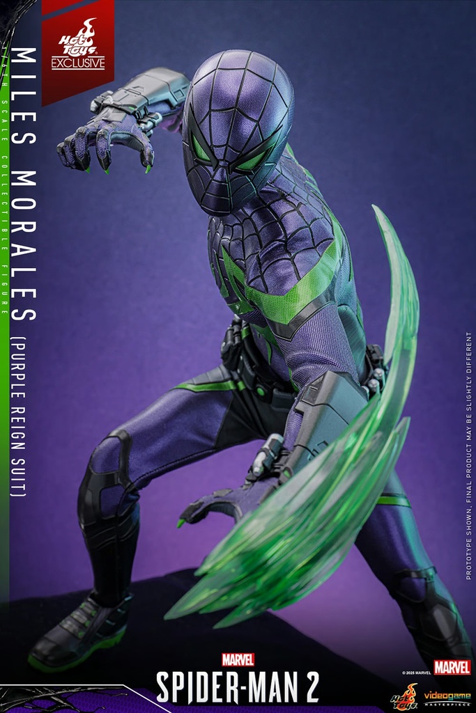 Miles Morales (Purple Reign Suit) EXCLUSIVE  "Marvel’s Spider-Man 2 Game" HOT TOYS – PREVENTA