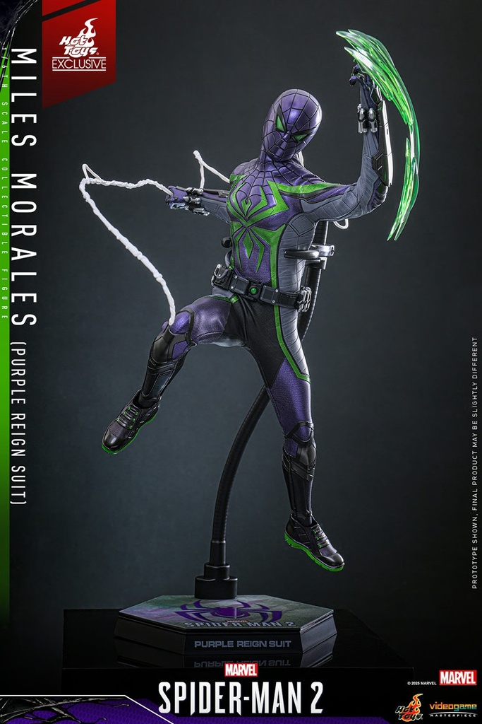 Miles Morales (Purple Reign Suit) EXCLUSIVE  "Marvel’s Spider-Man 2 Game" HOT TOYS – PREVENTA