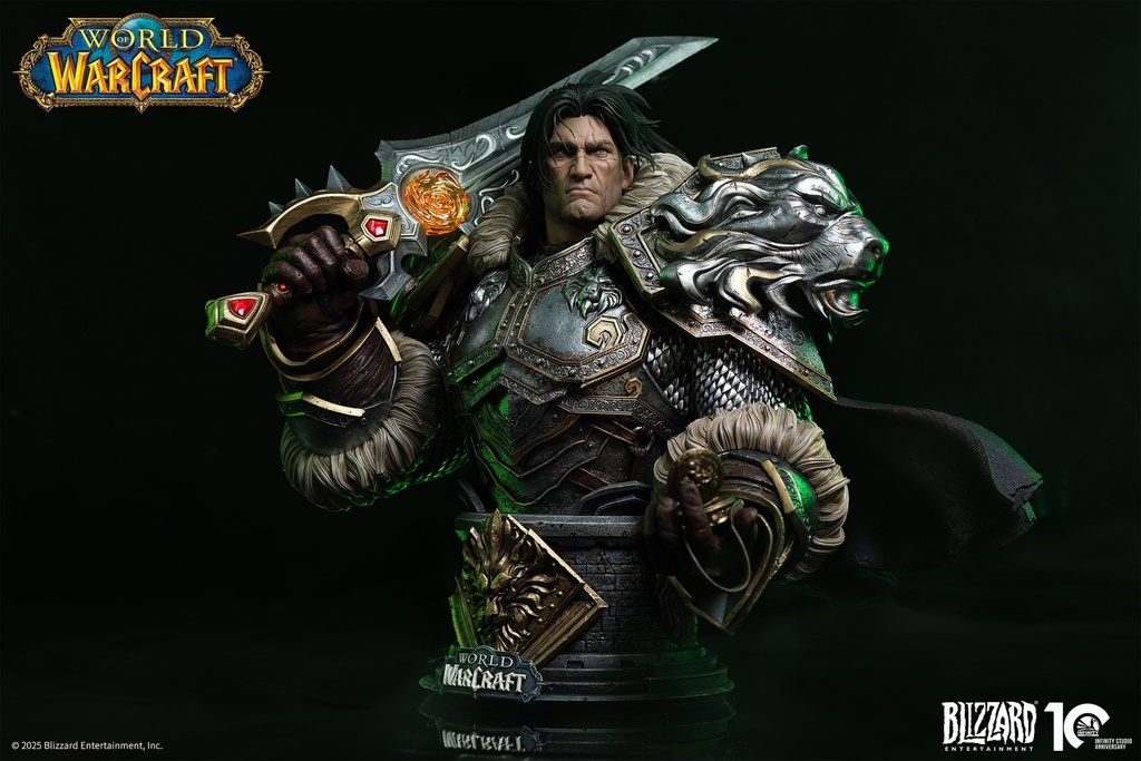 Varian Wrynn Bust  "World of Warcraft" Infinity Studio - PREVENTA