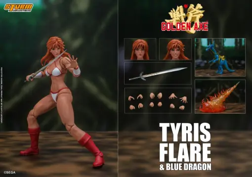 Tyris Flare & Blue Dragon "Golden Axe", Storm Collectibles