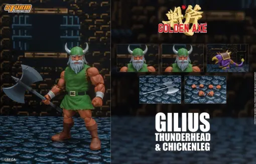 Gilius Thunderhead & Chicken Leg "Golden Axe" - STORM COLLECTIBLES