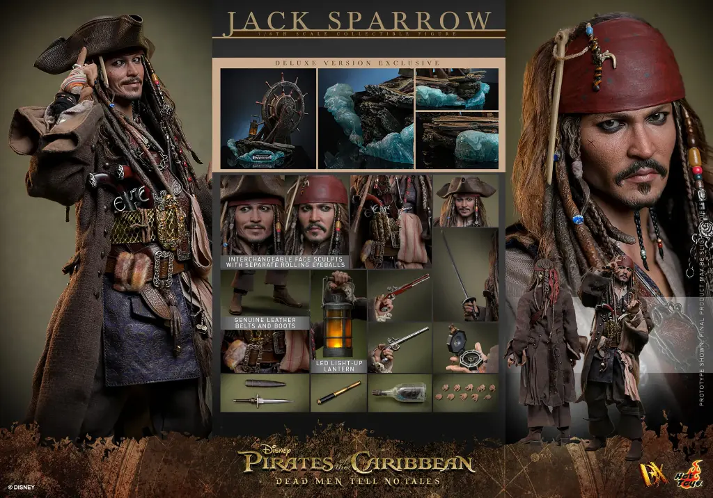 Jack Sparrow (Deluxe Version)  - Hot Toys