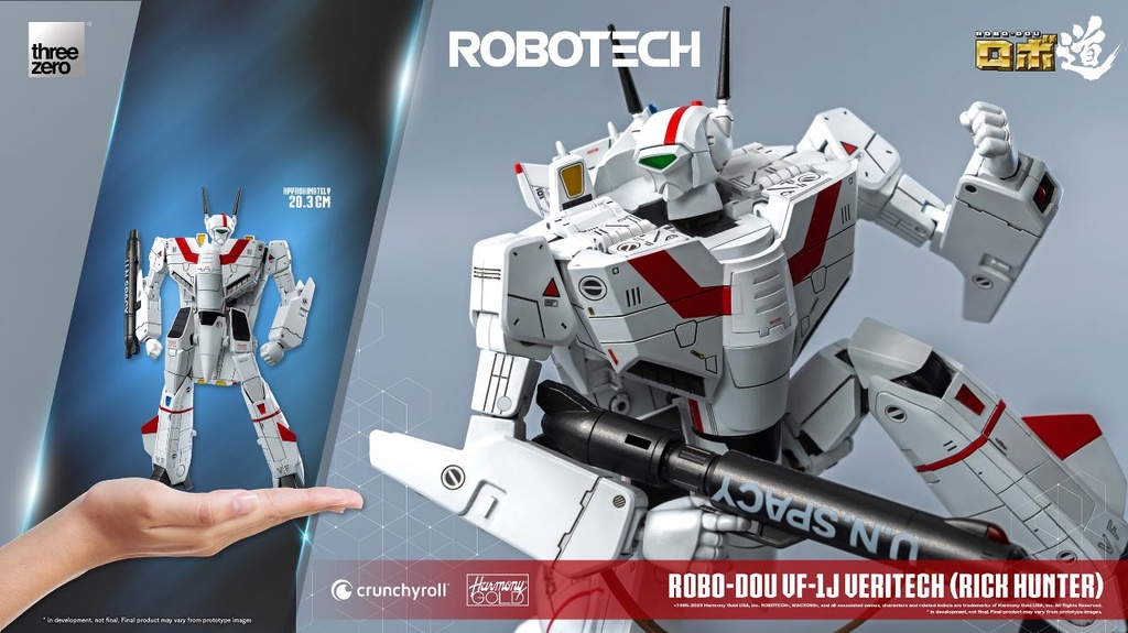 ROBO-DOU VF-1J Veritech (Rick Hunter) Robotech THREEZERO – PREVENTA