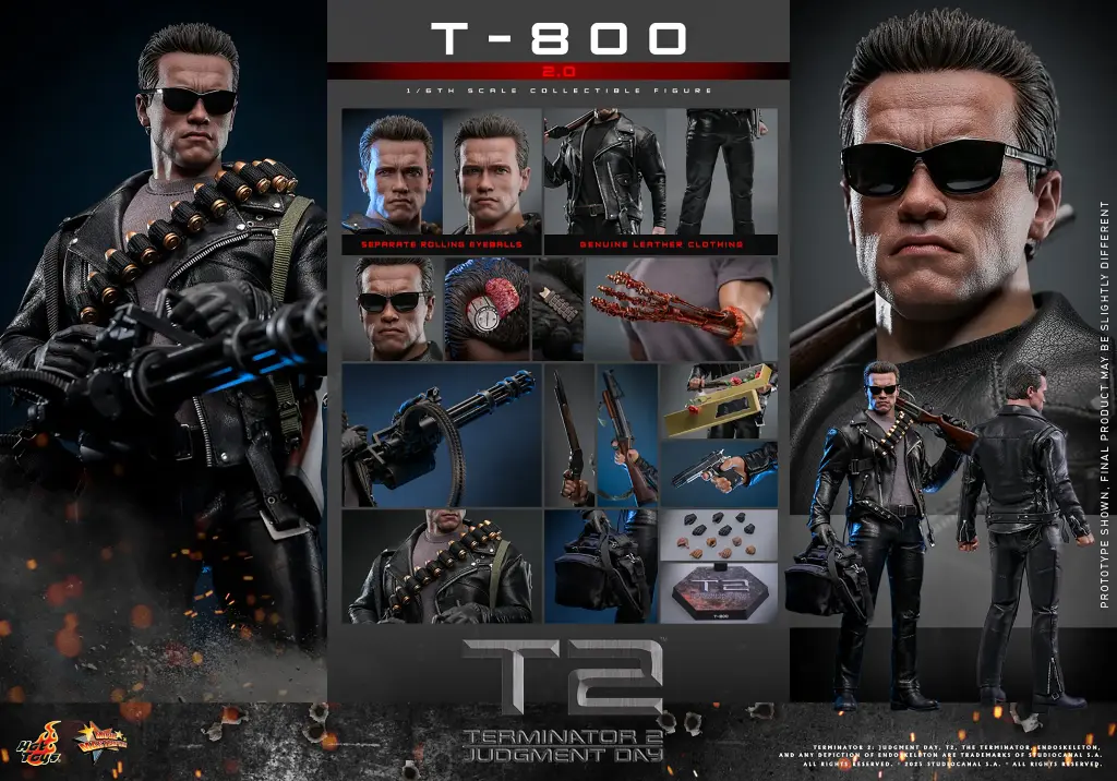 T-800 Version 2.0 “Terminator 2: Judgment Day” – HOT TOYS – PREVENTA