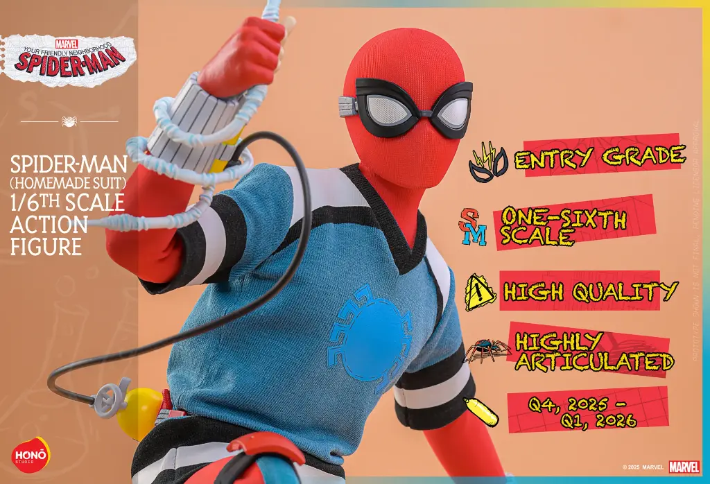 Spider-Man (Homemade Suit) "Your Friendly Neighborhood Spider-Man" - HONŌ STUDIO COLLECTIBLES - PREVENTA