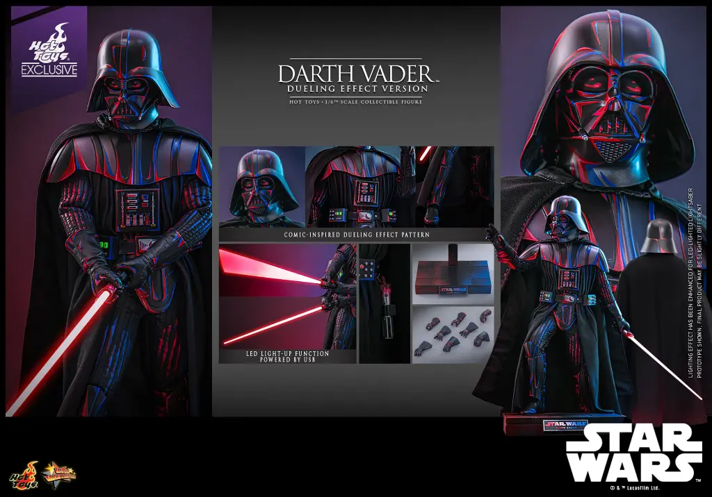 Darth Vader (Dueling Effect Version) EXCLUSIVE  "Star Wars " HOT TOYS – PREVENTA