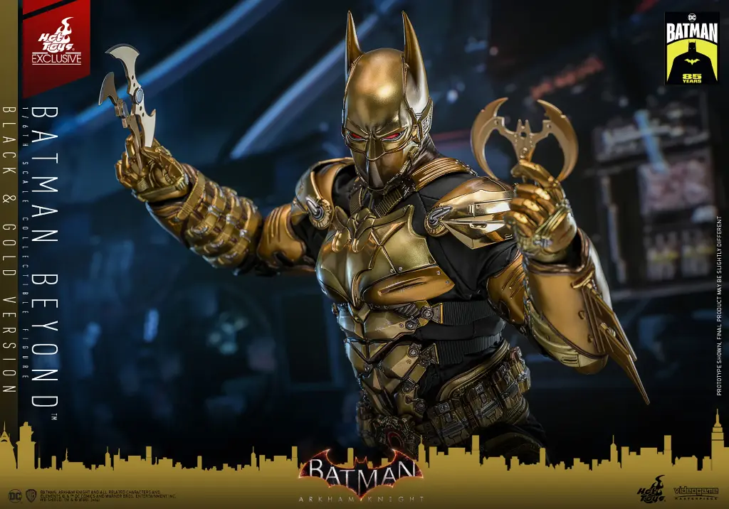 Batman Beyond (Black and Gold Version) EXCLUSIVE  "Batman: Arkham Knight" HOT TOYS – PREVENTA 