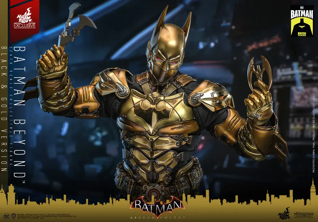 Batman Beyond (Black and Gold Version) EXCLUSIVE  "Batman: Arkham Knight" HOT TOYS – PREVENTA 