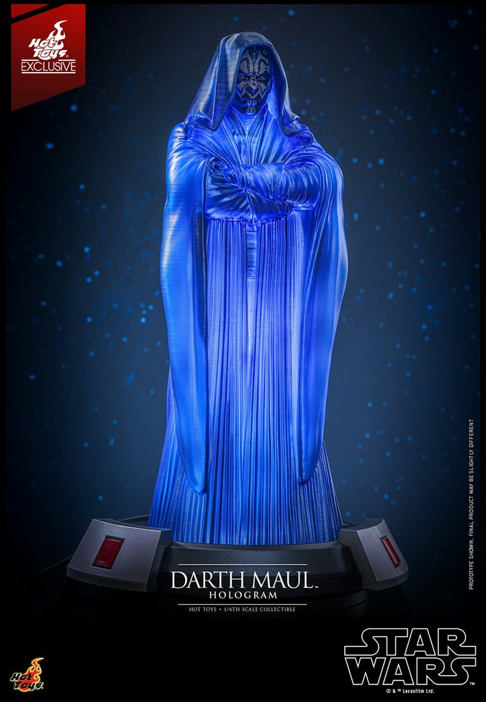 Darth Maul Hologram EXCLUSIVE  "Star Wars: The Phantom Menace " HOT TOYS – PREVENTA