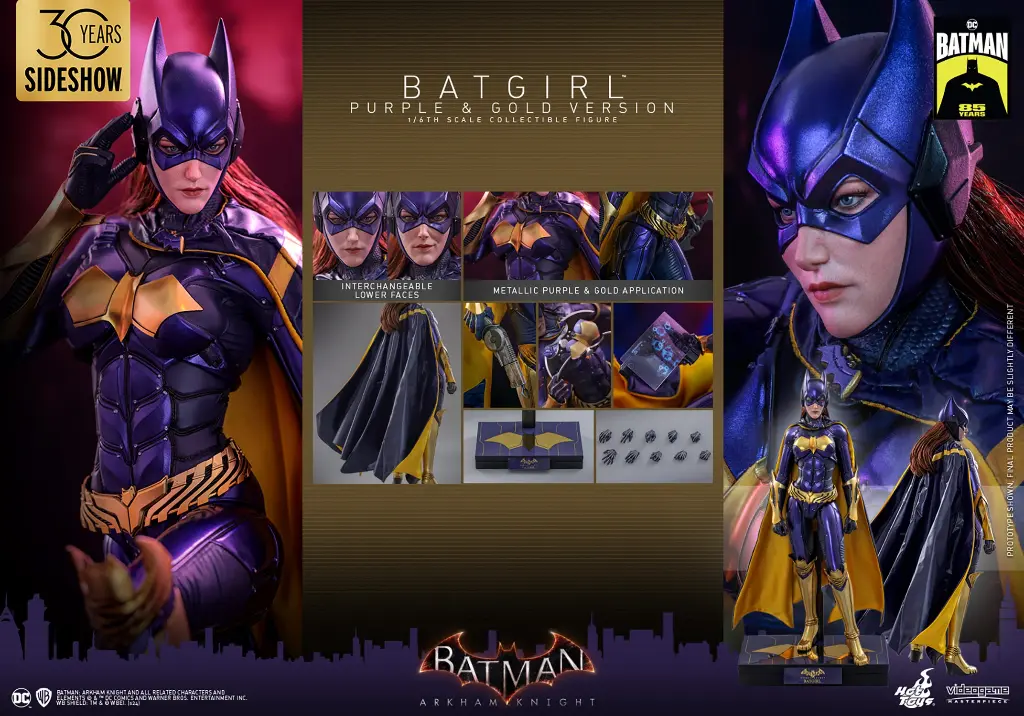 Batgirl (Purple and Gold Version) EXCLUSIVE  "Batman: Arkham Knight" HOT TOYS – PREVENTA 