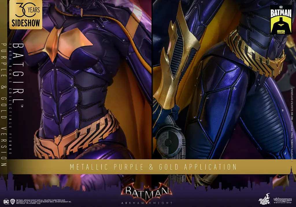 Batgirl (Purple and Gold Version) EXCLUSIVE  "Batman: Arkham Knight" HOT TOYS – PREVENTA 