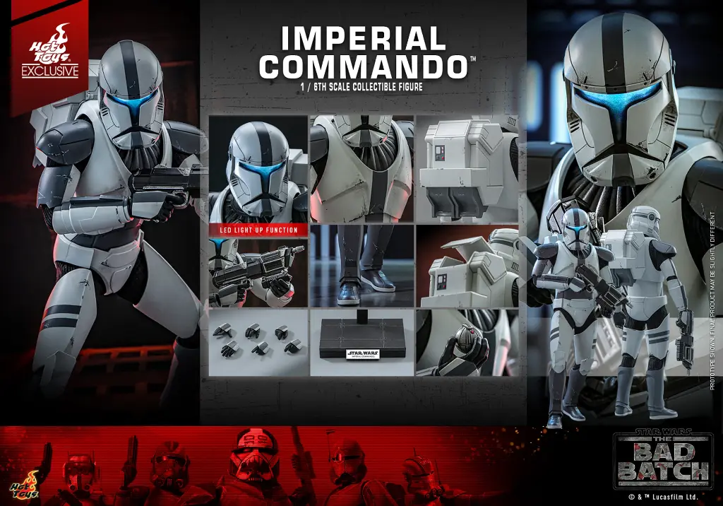 Imperial Commando EXCLUSIVE  "Star Wars: The Bad Batch series" HOT TOYS – PREVENTA 