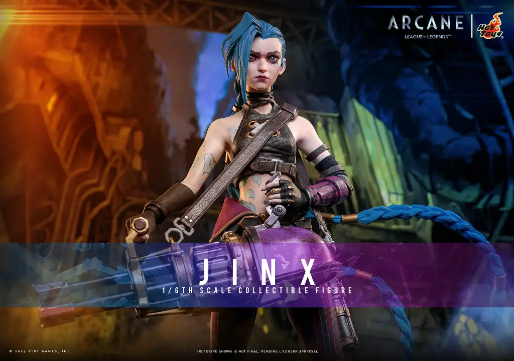 Jinx Arcane League of Leguends - HOT TOYS - PREVENTA 