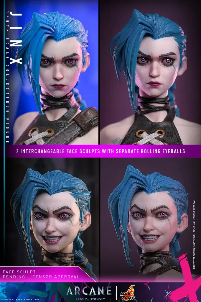 Jinx Arcane League of Leguends - HOT TOYS - PREVENTA 
