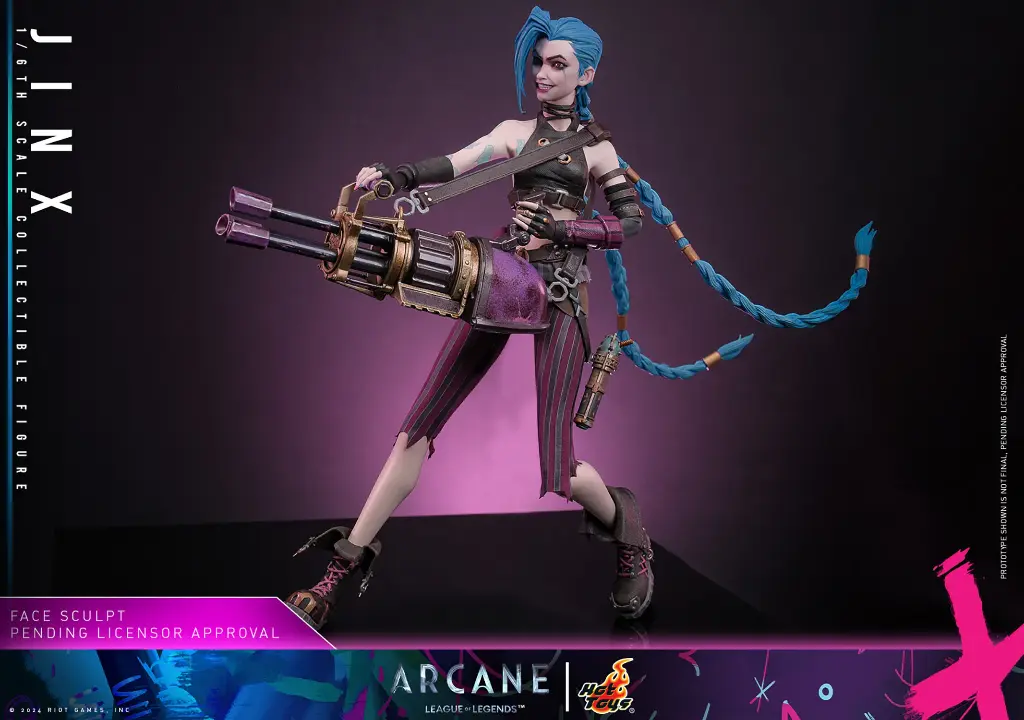 Jinx Arcane League of Leguends - HOT TOYS - PREVENTA 
