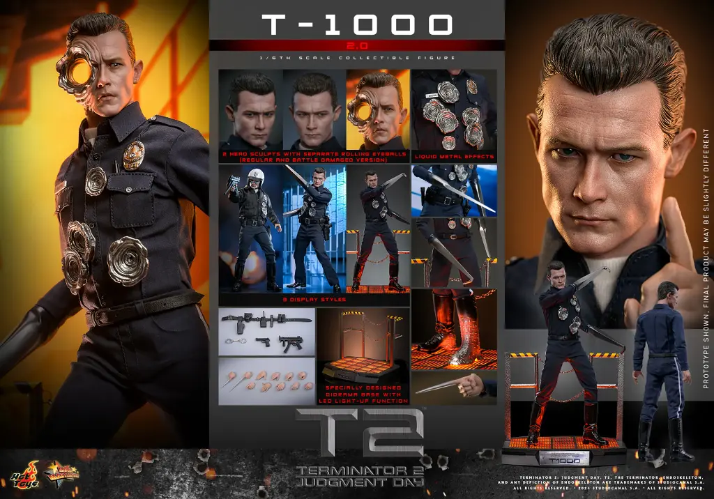 T-1000 Version 2.0 "Terminator 2: Judgment Day" - HOT TOYS - PREVENTA