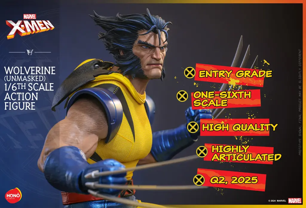 Wolverine (Unmasked) X-Men - HONŌ STUDIO COLLECTIBLES - PREVENTA