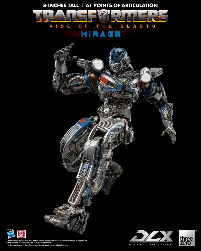 MIRAGE Transformers The Rise of the Beasts DLX THREEZERO -  THREEZERO – PREVENTA