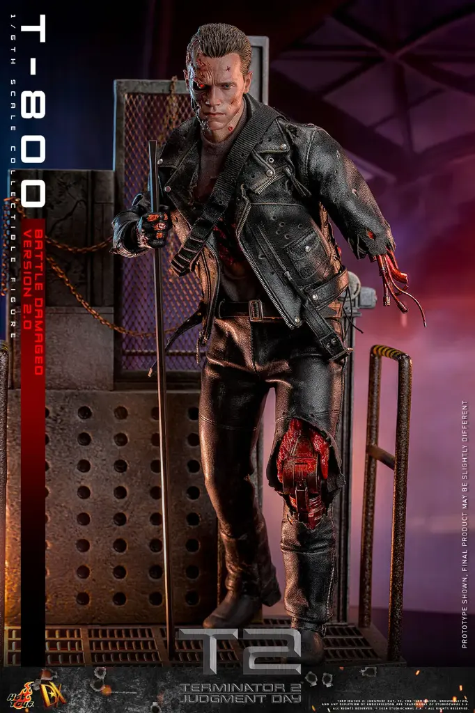 T-800 (Battle Damaged Version 2.0) "Terminator 2: Judgment Day" - HOT TOYS - PREVENTA