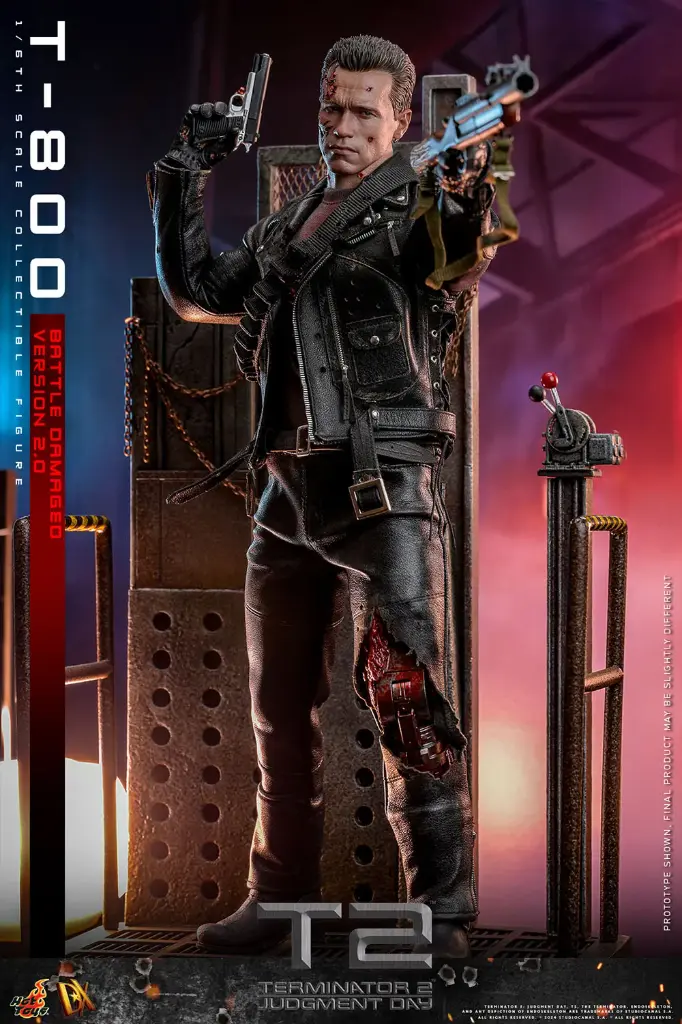 T-800 (Battle Damaged Version 2.0) "Terminator 2: Judgment Day" - HOT TOYS - PREVENTA