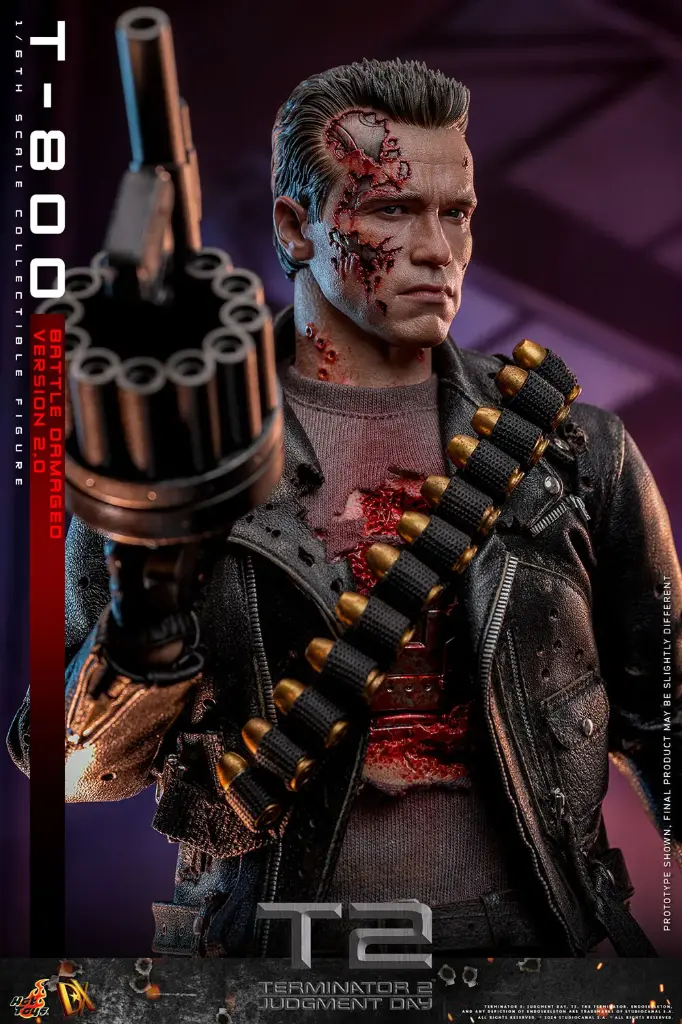 T-800 (Battle Damaged Version 2.0) "Terminator 2: Judgment Day" - HOT TOYS - PREVENTA