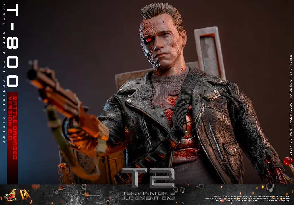 T-800 (Battle Damaged Version 2.0) "Terminator 2: Judgment Day" - HOT TOYS - PREVENTA