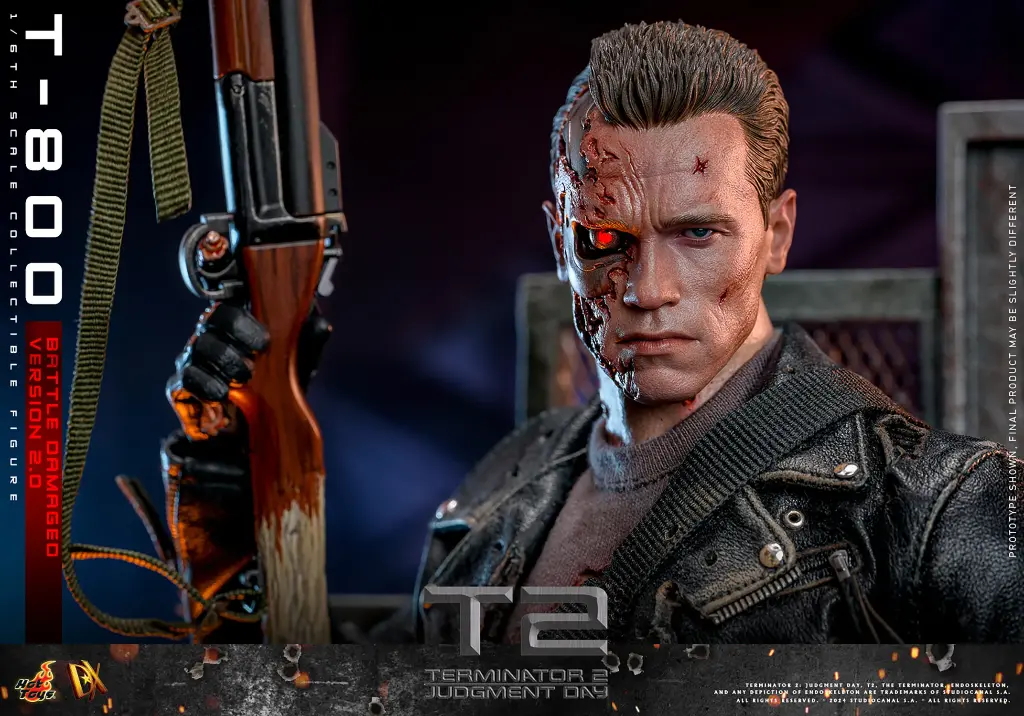 T-800 (Battle Damaged Version 2.0) "Terminator 2: Judgment Day" - HOT TOYS - PREVENTA
