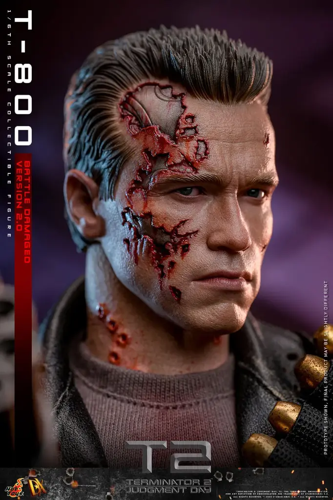 T-800 (Battle Damaged Version 2.0) "Terminator 2: Judgment Day" - HOT TOYS - PREVENTA