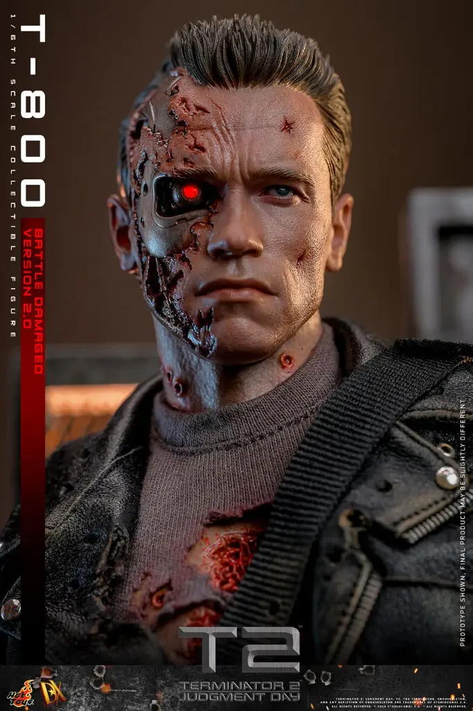 T-800 (Battle Damaged Version 2.0) "Terminator 2: Judgment Day" - HOT TOYS - PREVENTA
