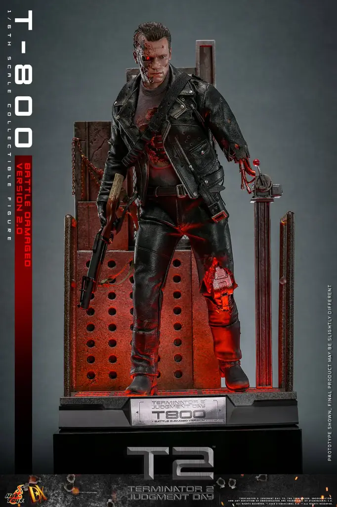 T-800 (Battle Damaged Version 2.0) "Terminator 2: Judgment Day" - HOT TOYS - PREVENTA