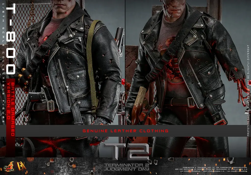 T-800 (Battle Damaged Version 2.0) "Terminator 2: Judgment Day" - HOT TOYS - PREVENTA
