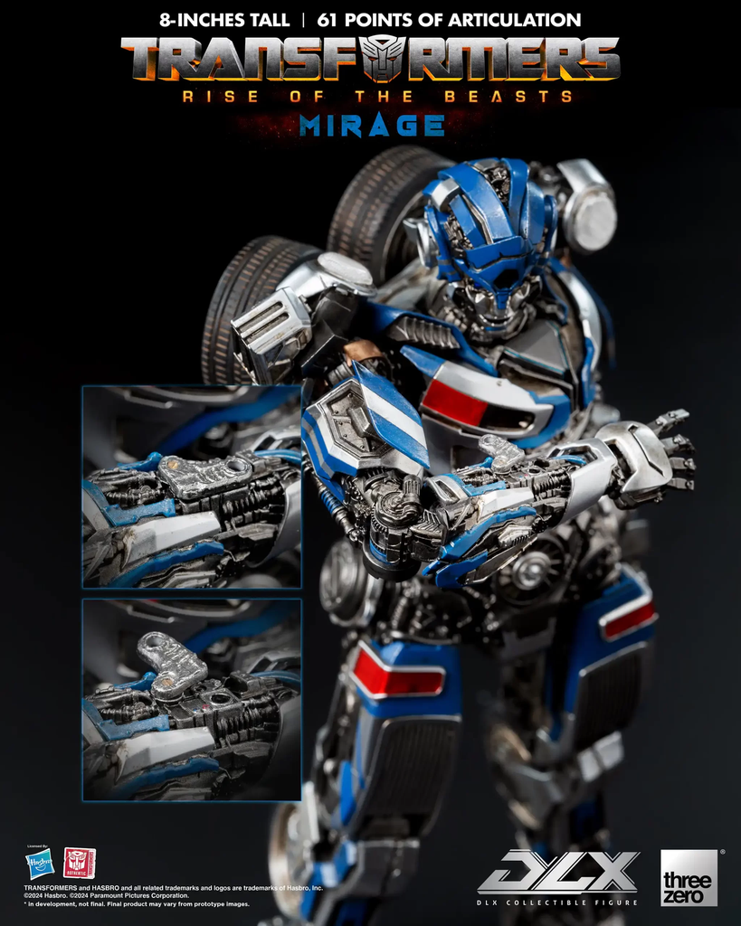 MIRAGE Transformers The Rise of the Beasts DLX THREEZERO -  THREEZERO – PREVENTA