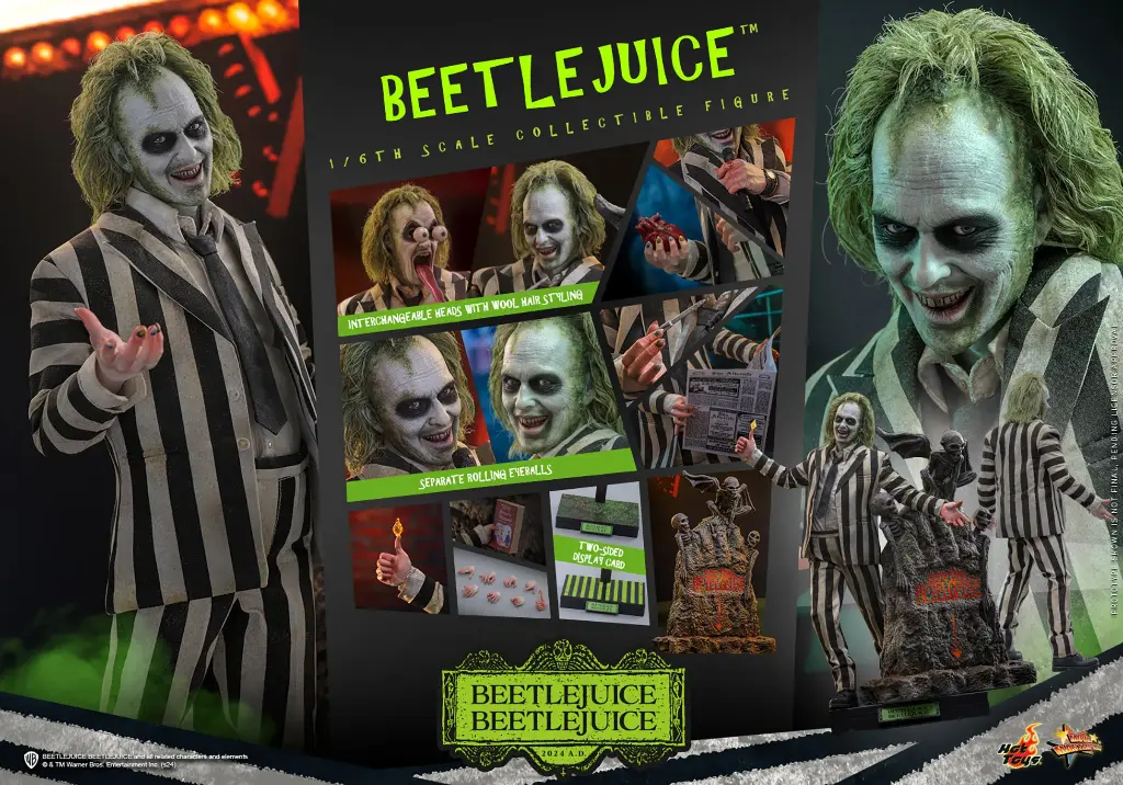 Beetlejuice “Beetlejuice Beetlejuice 2024” – HOT TOYS – PREVENTA